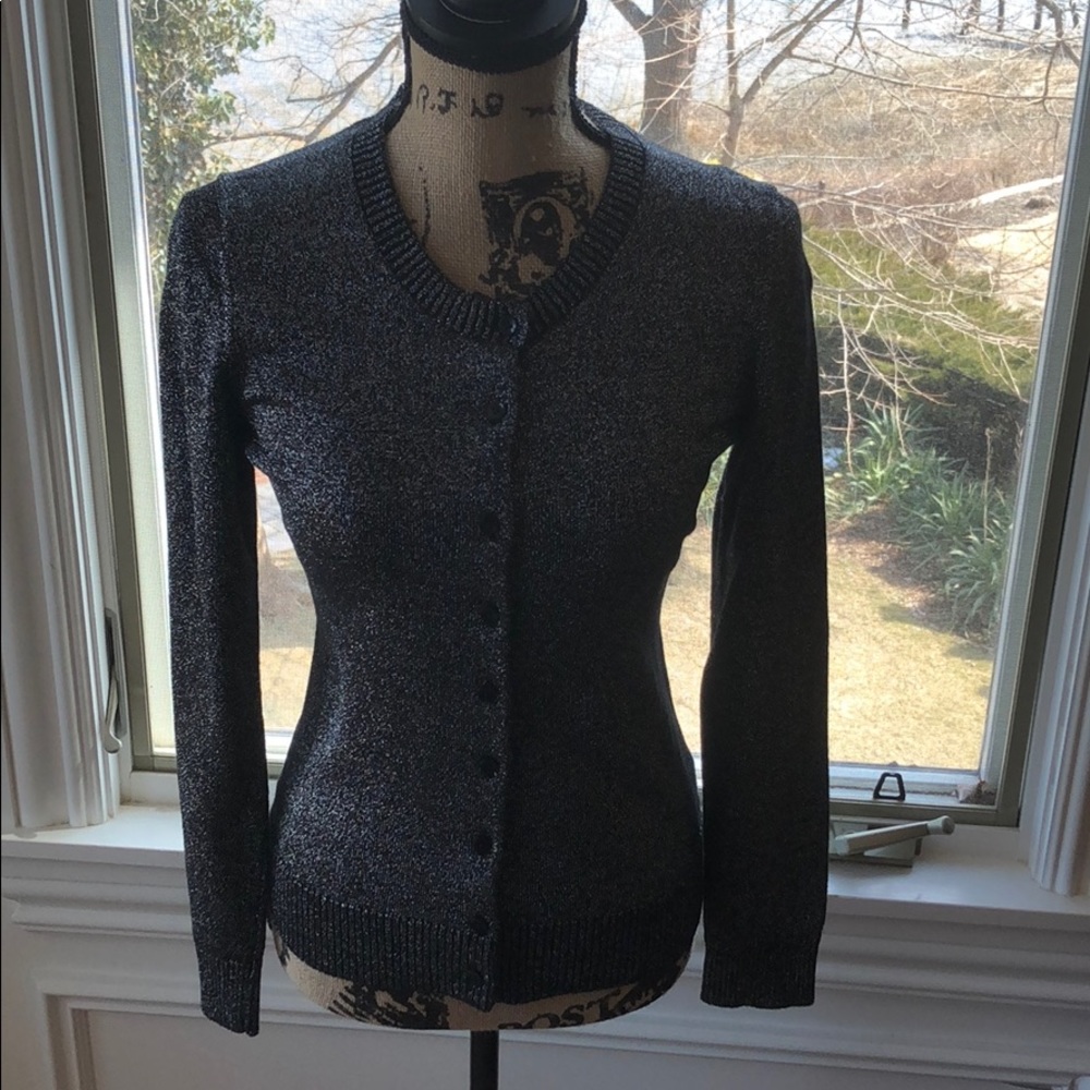Metallic cardigan